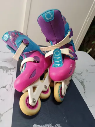Patines Oxelo Niña Talla Ajustable del 28 al 30