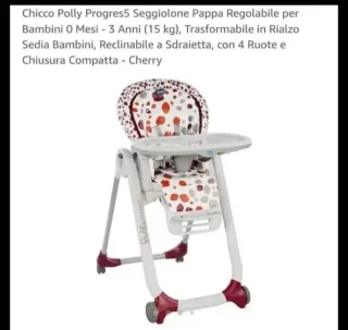 Chicco Polly Progress5 Seggiolone Pappa