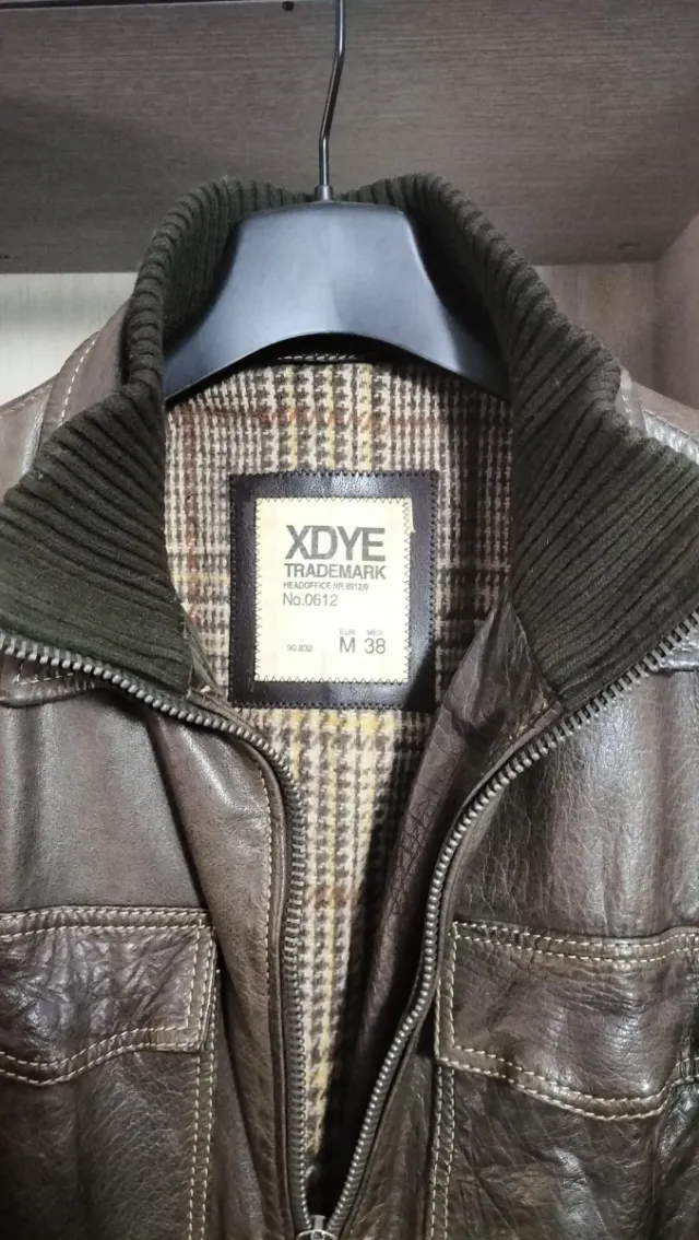 Chaqueta de cuero Xdye Talla M