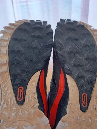 Zapatillas Kalenji Trail Running Gris Naranja