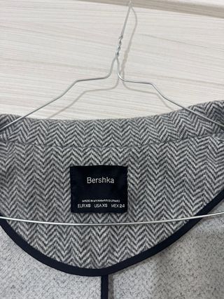 Giacca cappotto Bershka spigata tg XS
