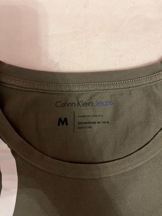 T-shirt Calvin Klein Jeans verde oliva