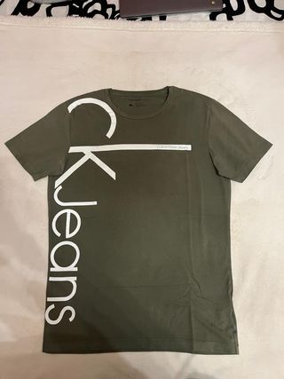 T-shirt Calvin Klein Jeans verde oliva