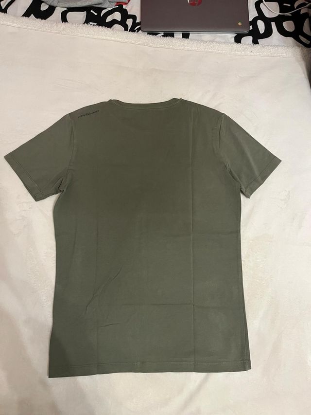 T-shirt Calvin Klein Jeans verde oliva