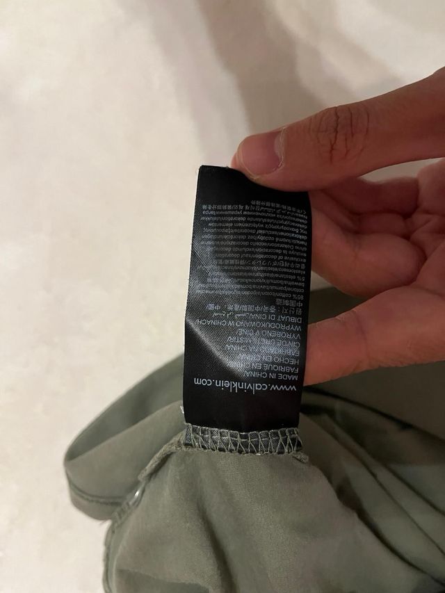 T-shirt Calvin Klein Jeans verde oliva