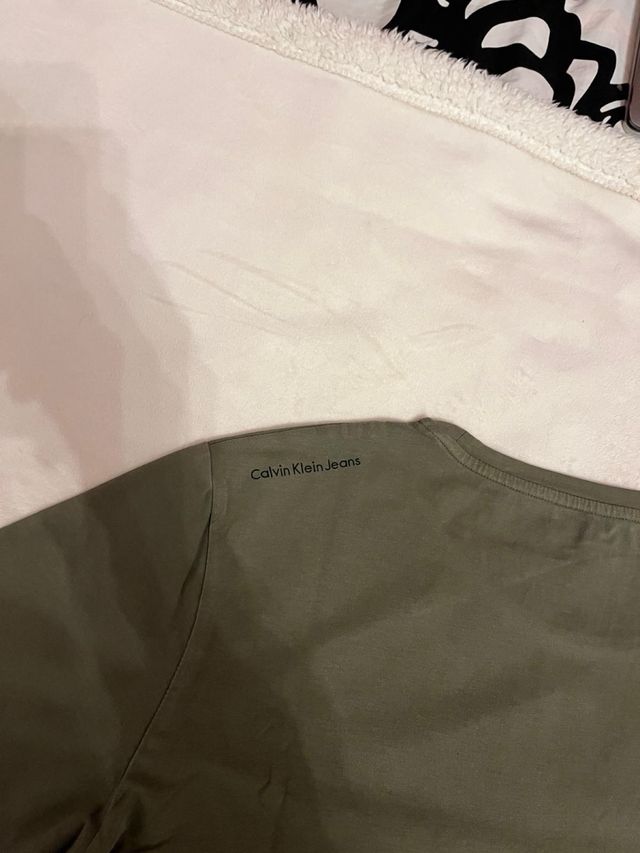 T-shirt Calvin Klein Jeans verde oliva