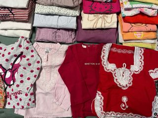 Lote Ropa Niña Camisas y Camisetas