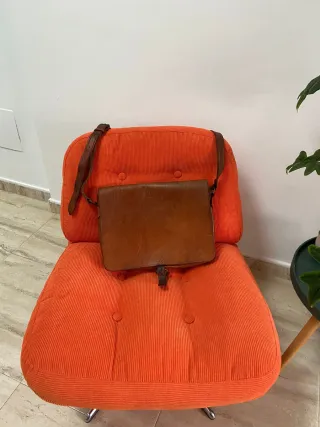 Bolso vintage cuero auténtico