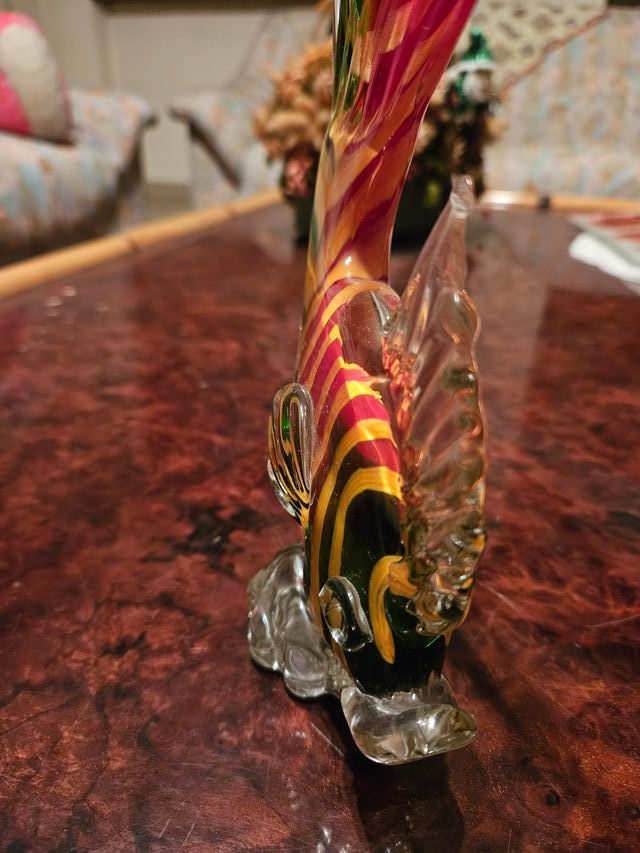 Coppia Pesci Vetro Murano fatti a mano