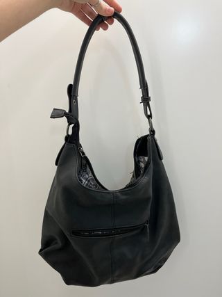 Bolso de Hombro Gris