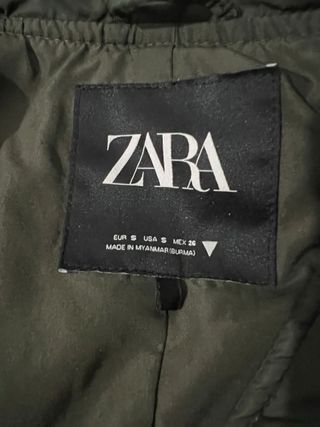 Chaqueta Pull&Bear verde mujer Talla XS