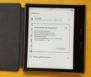 Amazon Kindle Oasis + funda de cuir prèmium