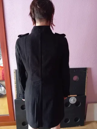 Abrigo paño Mango Talla S