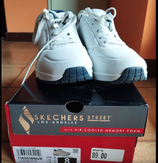 Scarpe Skechers bianche donna n. 37