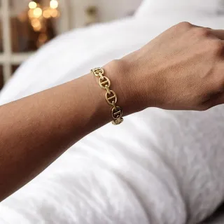 Pulsera Acero Inoxidable Dorada