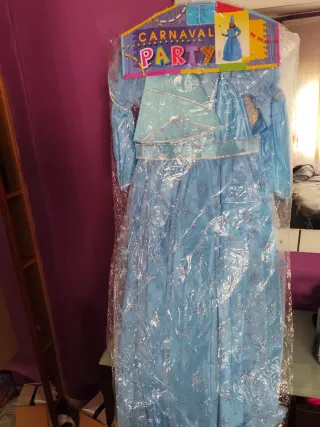 Disfraz princesa/ hada  azul talla 6