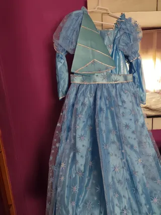 Disfraz princesa/ hada  azul talla 6