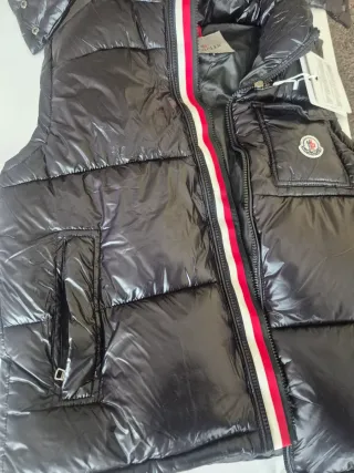 Chaleco Moncler Negro Nuevo Sin Estrenar Talla M
