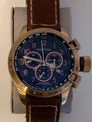 Reloj Nautica A4-6000 Marrón/Dorado