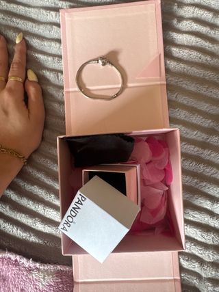 Pulsera Pandora Corazón Plata