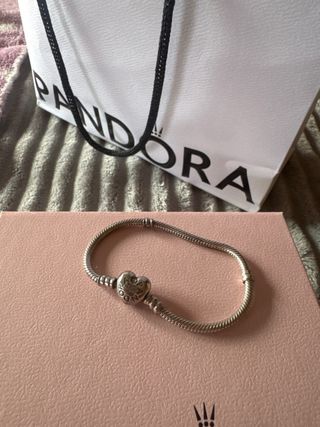 Pulsera Pandora Corazón Plata