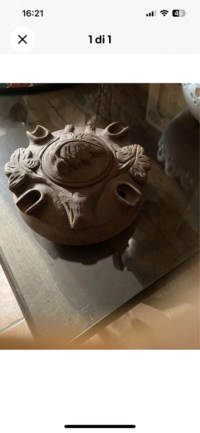 Grolla dell'amicizia in legno