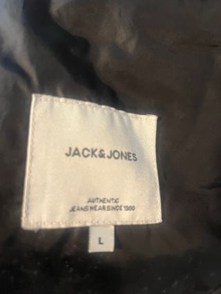 Abrigo Jack & Jones negro