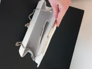 Pochette donna elegante bianca
