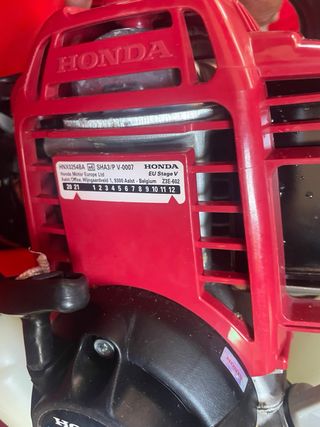 Motobomba Honda con manguera y filtro