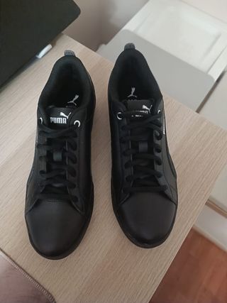 Zapatillas Puma Smash Mujer Negras