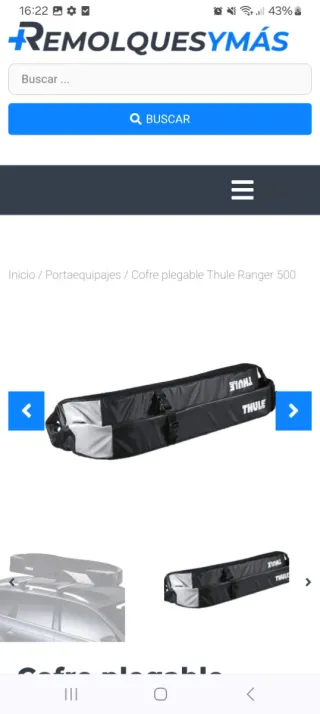 Cofre portaequipajes Thule Ranger 500