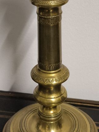 Candelabros Franceses Bronce Dorado