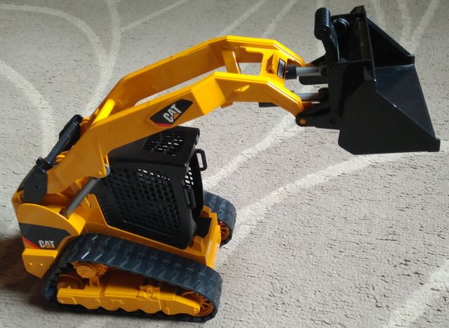 Skid Loader Ruspa cingolata CAT Modellino BRUDER