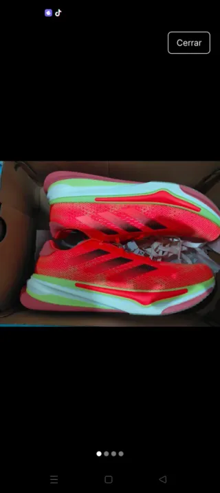 Zapatillas Adidas Supernova naranjas, nuevas.