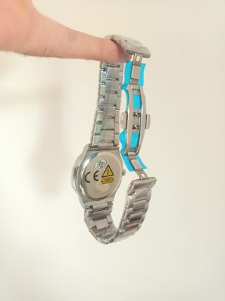 Reloj Poedagar Azul y Plateado