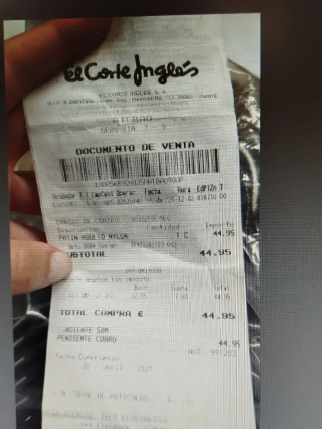 Patines en línea negros talla 42