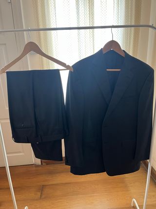 Traje de caballero negro
