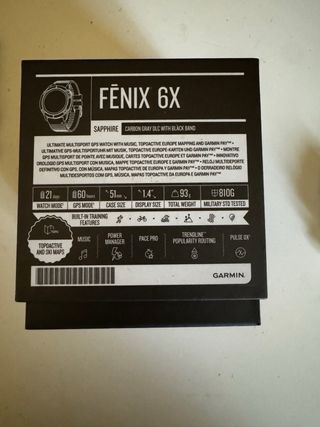 Garmin Fénix 6X Sapphire Reloj GPS