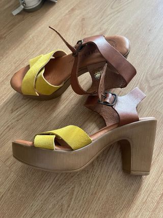 Sandalias de tacón talla 38