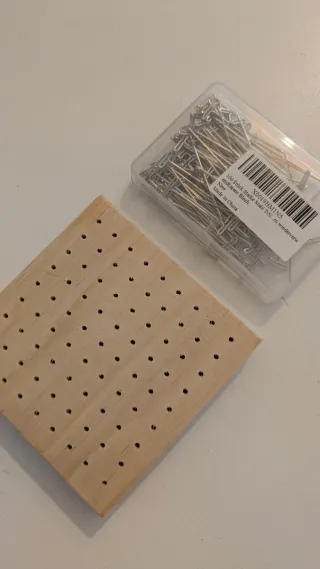 Bloqueador Crochet Madera + Pines