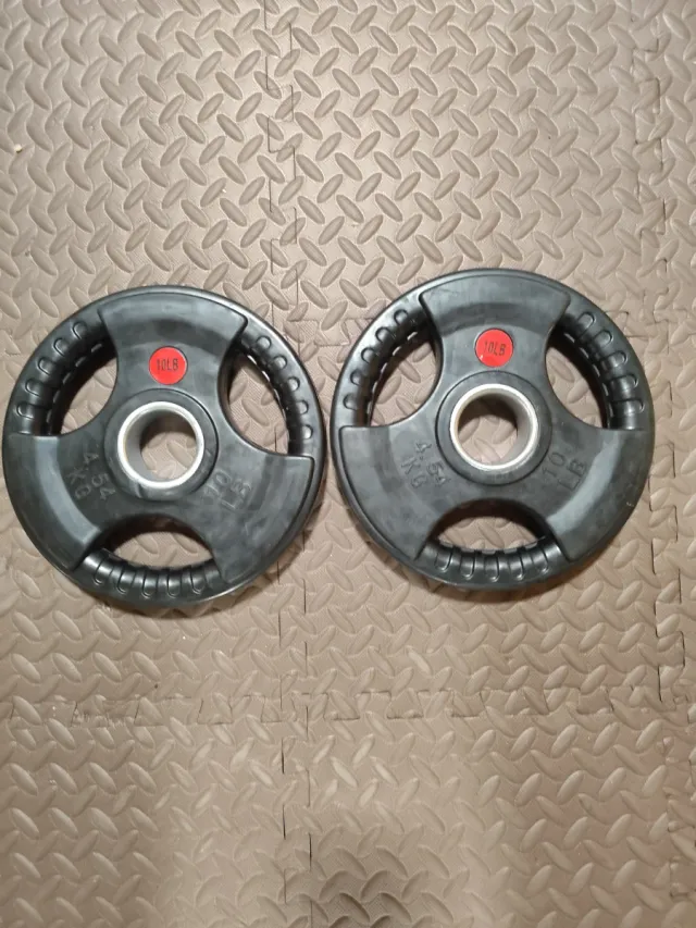 Coppia dischi olimpici 4,54kg+2dischi 2,27