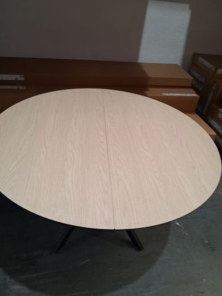 Mesa redonda extensible 130/160cm