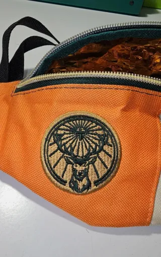 Marsupio Jägermeister Verde y Naranja