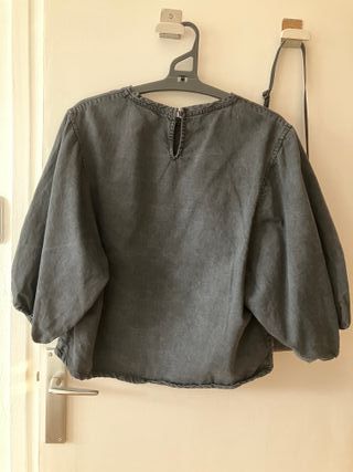 Camisa denim Bimba y Lola mujer lavada