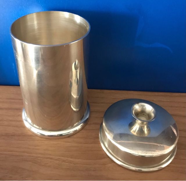 Servicio metal plateado vintage