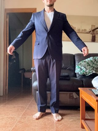 Traje Azul Marino Corte Inglés Talla M