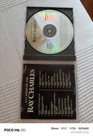 CD Lo Mejor de Ray Charles