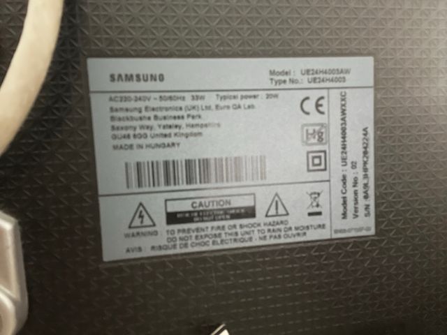 Televisor Samsung LED 24” HD Ready NO ES SMART TV