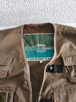 Chaleco de pesca a estrenar.
Talla M,  64 cmx50cm
