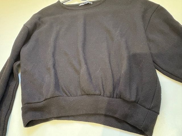 Jersey Zara Mujer Negro